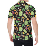 Fresh Vegetable Pattern Print Men's Shirt
