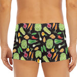 Fresh Vegetable Pattern Print Men's Short Boxer Briefs