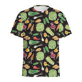 Fresh Vegetable Pattern Print Men's Athletic T-Shirt