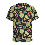 Fresh Vegetable Pattern Print Men's Sports T-Shirt