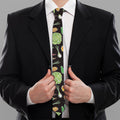 Fresh Vegetable Pattern Print Necktie