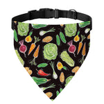 Fresh Vegetable Pattern Print Over The Collar Dog Bandana