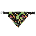 Fresh Vegetable Pattern Print Over The Collar Dog Bandana