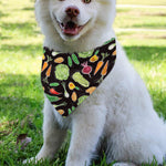 Fresh Vegetable Pattern Print Over The Collar Dog Bandana