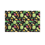Fresh Vegetable Pattern Print Polyester Flag