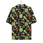 Fresh Vegetable Pattern Print Rayon Hawaiian Shirt
