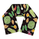 Fresh Vegetable Pattern Print Scarf