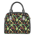Fresh Vegetable Pattern Print Shoulder Handbag