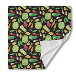 Fresh Vegetable Pattern Print Silk Bandana