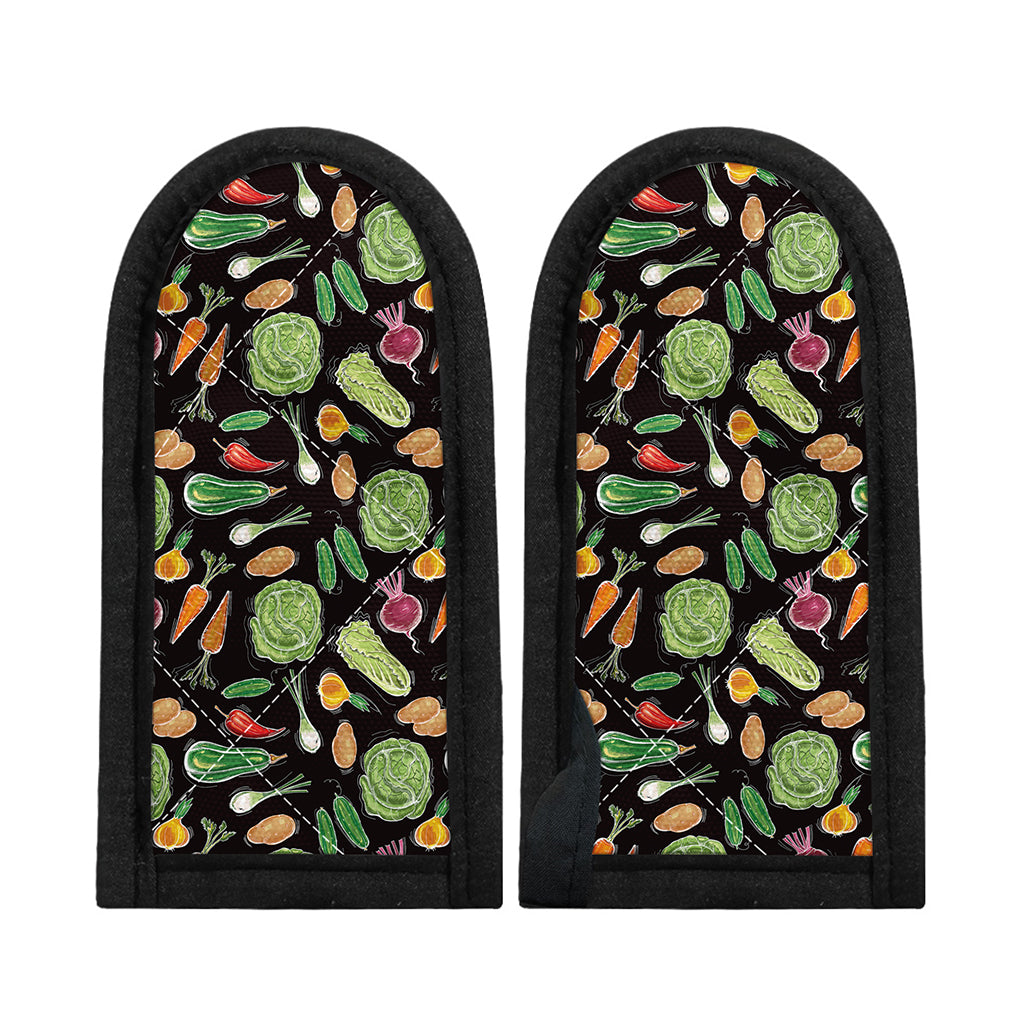 Fresh Vegetable Pattern Print Skillet Handle Cover