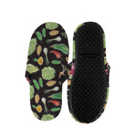 Fresh Vegetable Pattern Print Slippers
