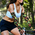 Fresh Vegetable Pattern Print Sun Protection Arm Sleeves
