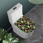Fresh Vegetable Pattern Print Toilet Lid Cover