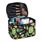 Fresh Vegetable Pattern Print Travel Makeup Bag