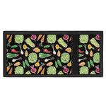 Fresh Vegetable Pattern Print Trifold Wallet