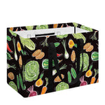 Fresh Vegetable Pattern Print Utility Tote Bag