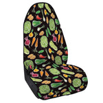 Fresh Vegetable Pattern Print Waterproof Car Seat Cover
