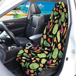 Fresh Vegetable Pattern Print Waterproof Car Seat Cover