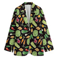 Fresh Vegetable Pattern Print Women's Blazer