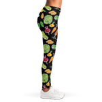 Fresh Vegetable Pattern Print Women's Leggings