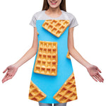 Fresh Waffles Print Adjustable Apron