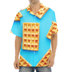 Fresh Waffles Print Aloha Shirt