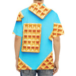 Fresh Waffles Print Aloha Shirt