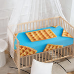 Fresh Waffles Print Baby Crib Sheet