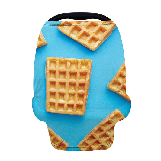 Fresh Waffles Print Baby Seat Cover