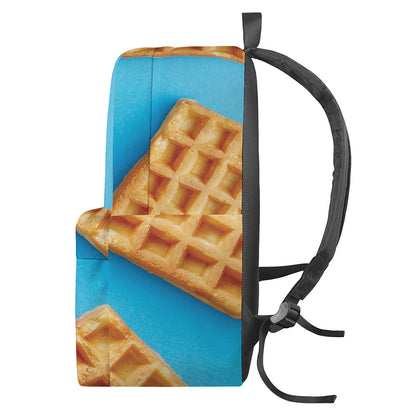 Fresh Waffles Print Backpack
