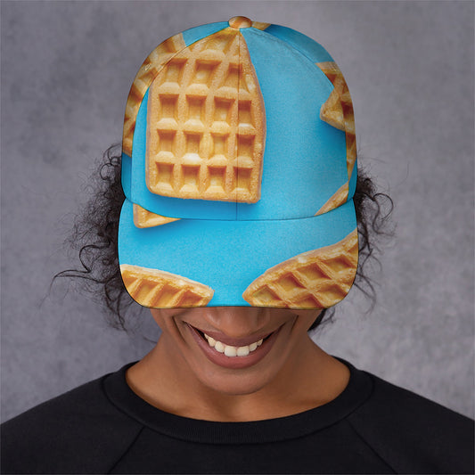 Fresh Waffles Print Baseball Cap