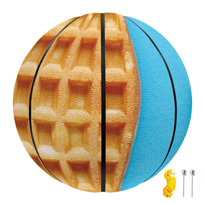 Fresh Waffles Print Basketball