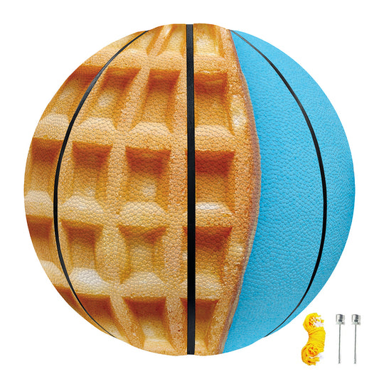 Fresh Waffles Print Basketball