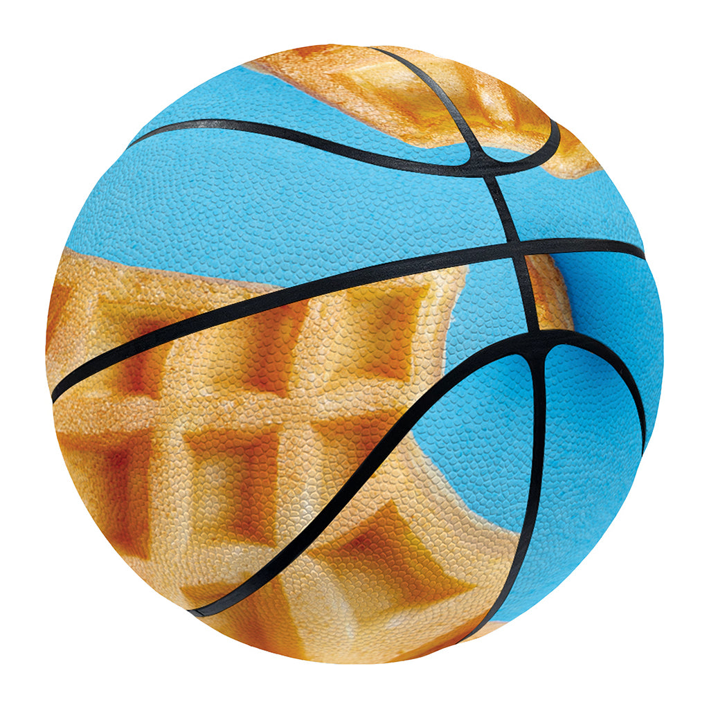 Fresh Waffles Print Basketball