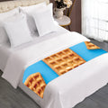 Fresh Waffles Print Bed Runner