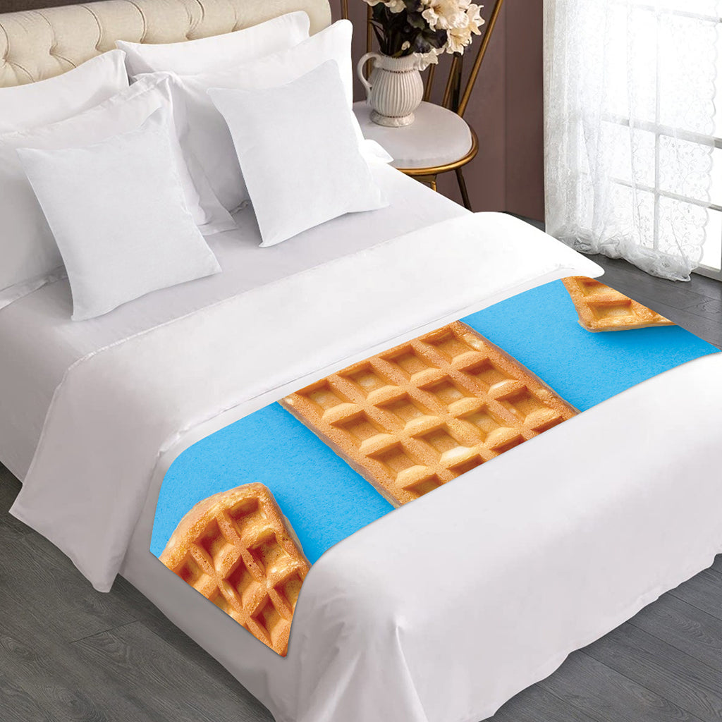 Fresh Waffles Print Bed Runner