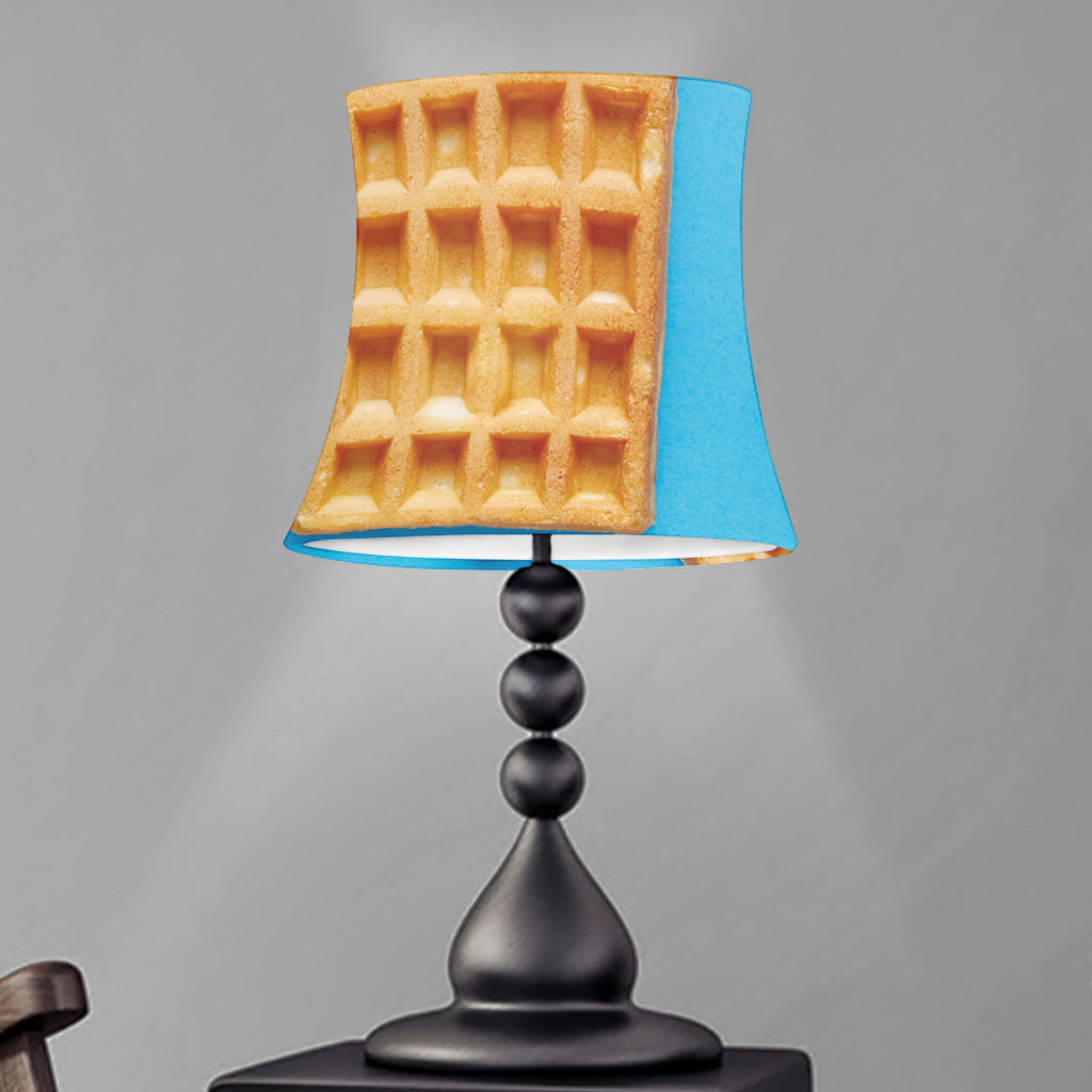 Fresh Waffles Print Bell Lamp Shade