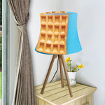 Fresh Waffles Print Bell Lamp Shade