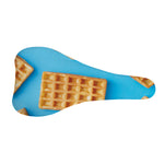 Fresh Waffles Print Bicycle Seat Cover