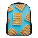 Fresh Waffles Print Casual Backpack