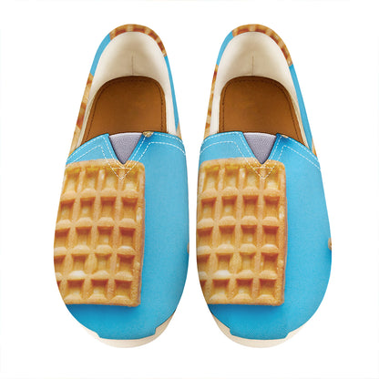 Fresh Waffles Print Casual Shoes