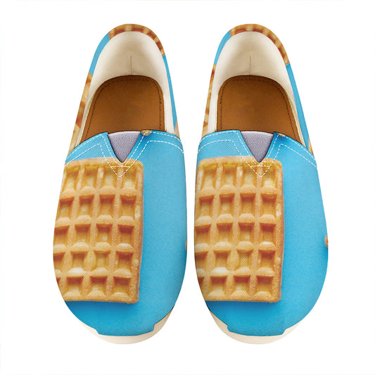 Fresh Waffles Print Casual Shoes