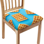 Fresh Waffles Print Chair Cushion Cover