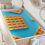 Fresh Waffles Print Changing Pad Cover