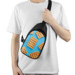 Fresh Waffles Print Chest Bag