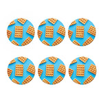 Fresh Waffles Print Coaster Set