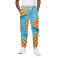 Fresh Waffles Print Cotton Sweatpants