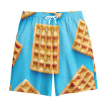 Fresh Waffles Print Cotton Shorts