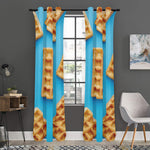 Fresh Waffles Print Curtain