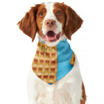 Fresh Waffles Print Dog Bandana